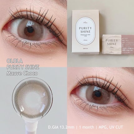 ピュアリティーシャイン マンスリー/OLOLA/カラーコンタクトレンズを使ったクチコミ(2枚目)
