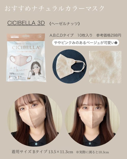 超快適マスク SMART COLOR/ユニ・チャーム/マスクを使ったクチコミ(4枚目)