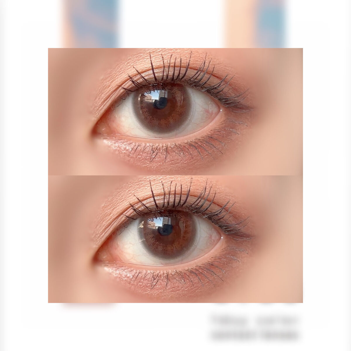 エフォス/MORECONTACT/カラーコンタクトレンズを使ったクチコミ（2枚目）