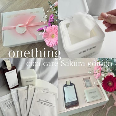 CICA CARE SAKURA EDITION SET/ONE THING/化粧水を使ったクチコミ（1枚目）