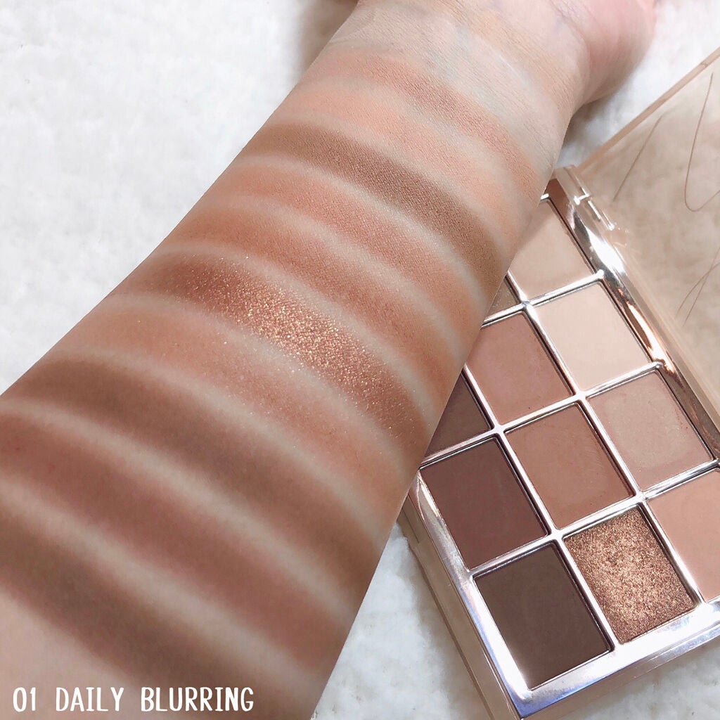 ソフトブラーリングアイパレット/wakemake/アイシャドウパレットを使ったクチコミ(2枚目)