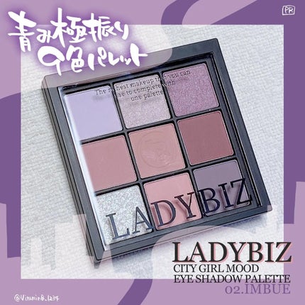 CITY GIRL MOOD EYE SHADOW PALETTE/LADYBIZ/アイシャドウパレットを使ったクチコミ(1枚目)