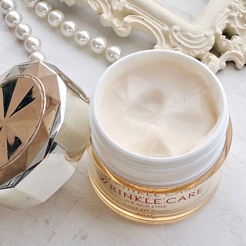 リンクルケア モイストジェルクリーム/グレイスワン/オールインワン化粧品を使ったクチコミ(2枚目)