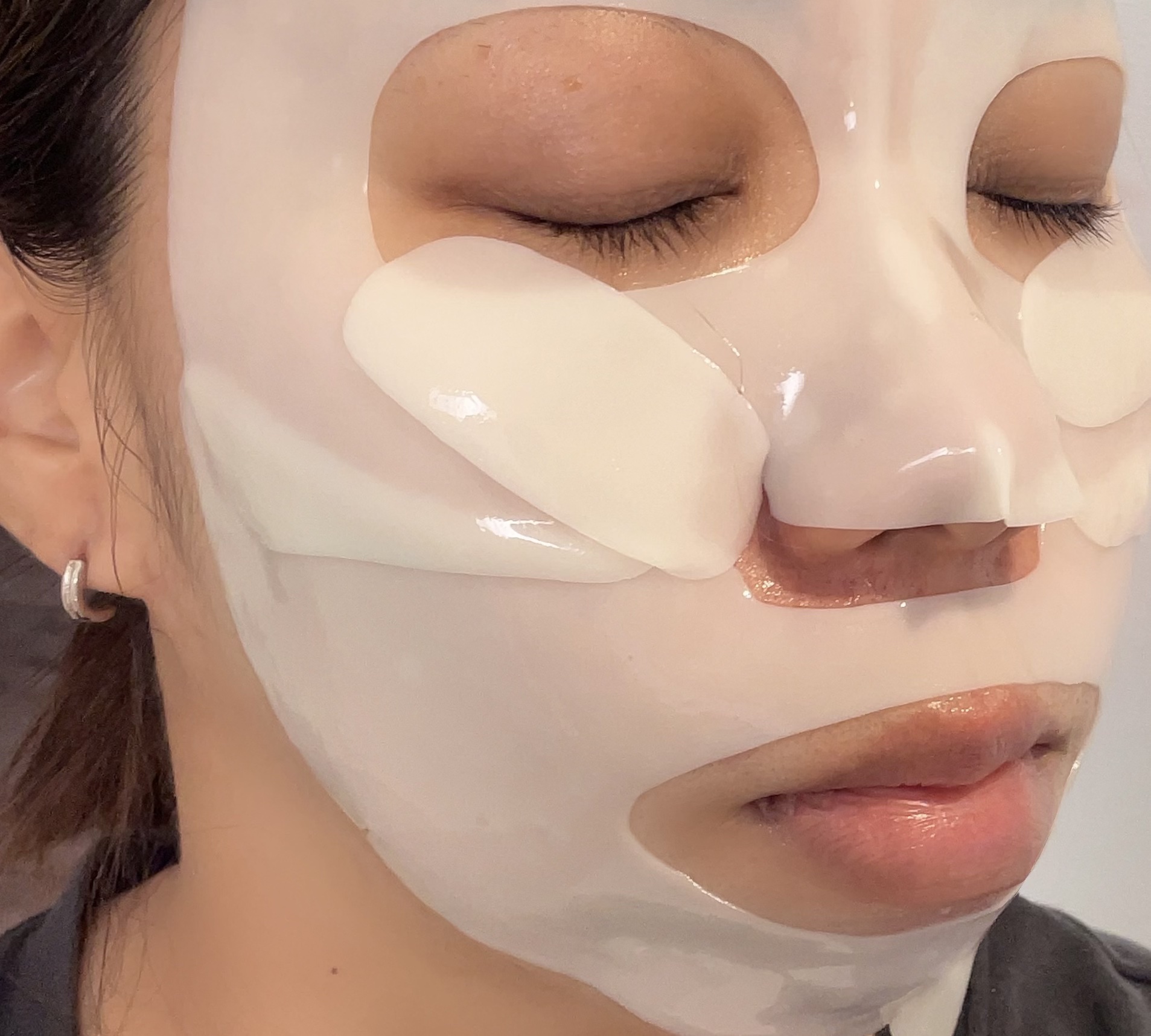 レッドネスリリーバーティーツリーカーミングゲルマスク/onoma/シートマスク・パックを使ったクチコミ（3枚目）