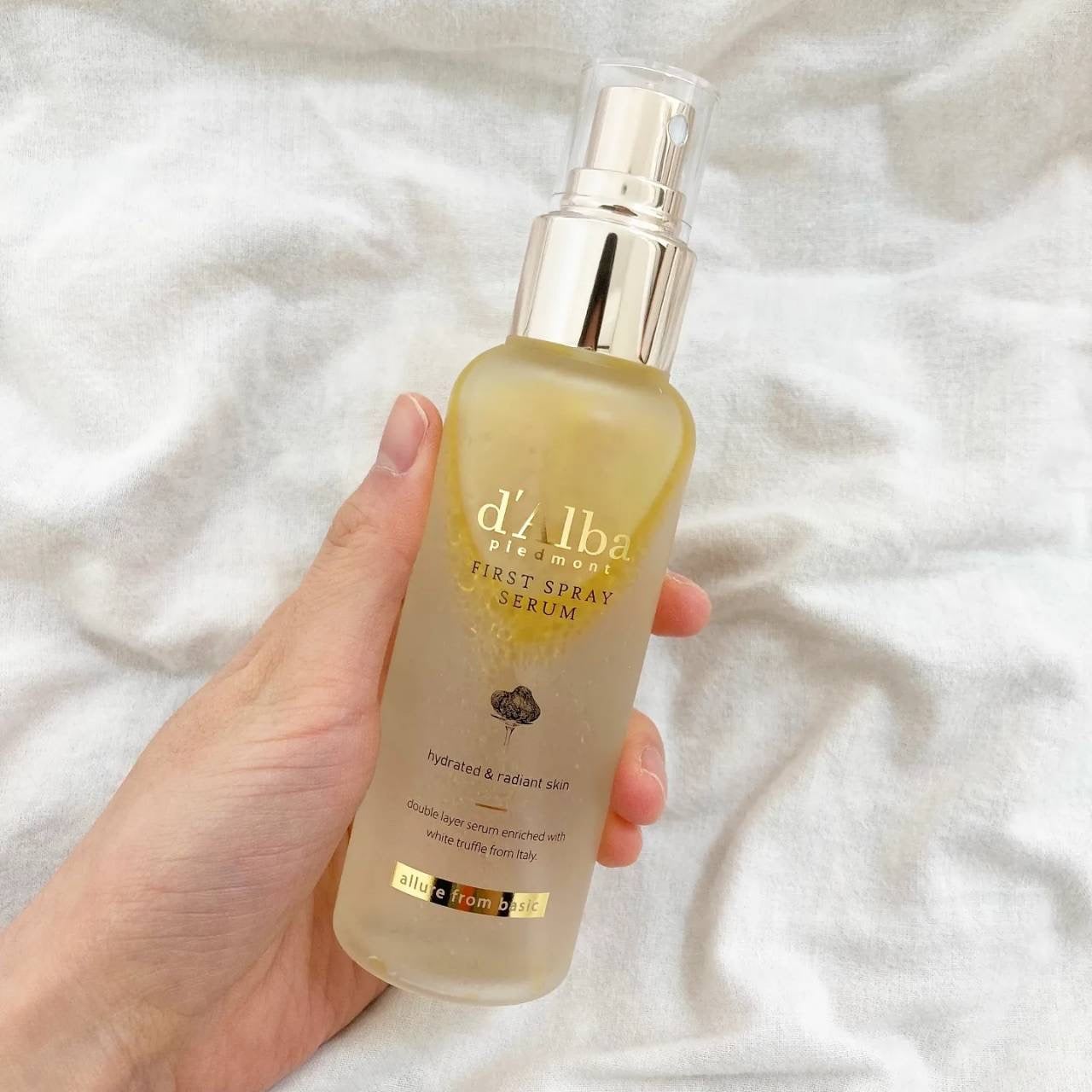 ダルバ ホワイトトリュフファーストスプレーセラム/ダルバ/ミスト状化粧水を使ったクチコミ(2枚目)