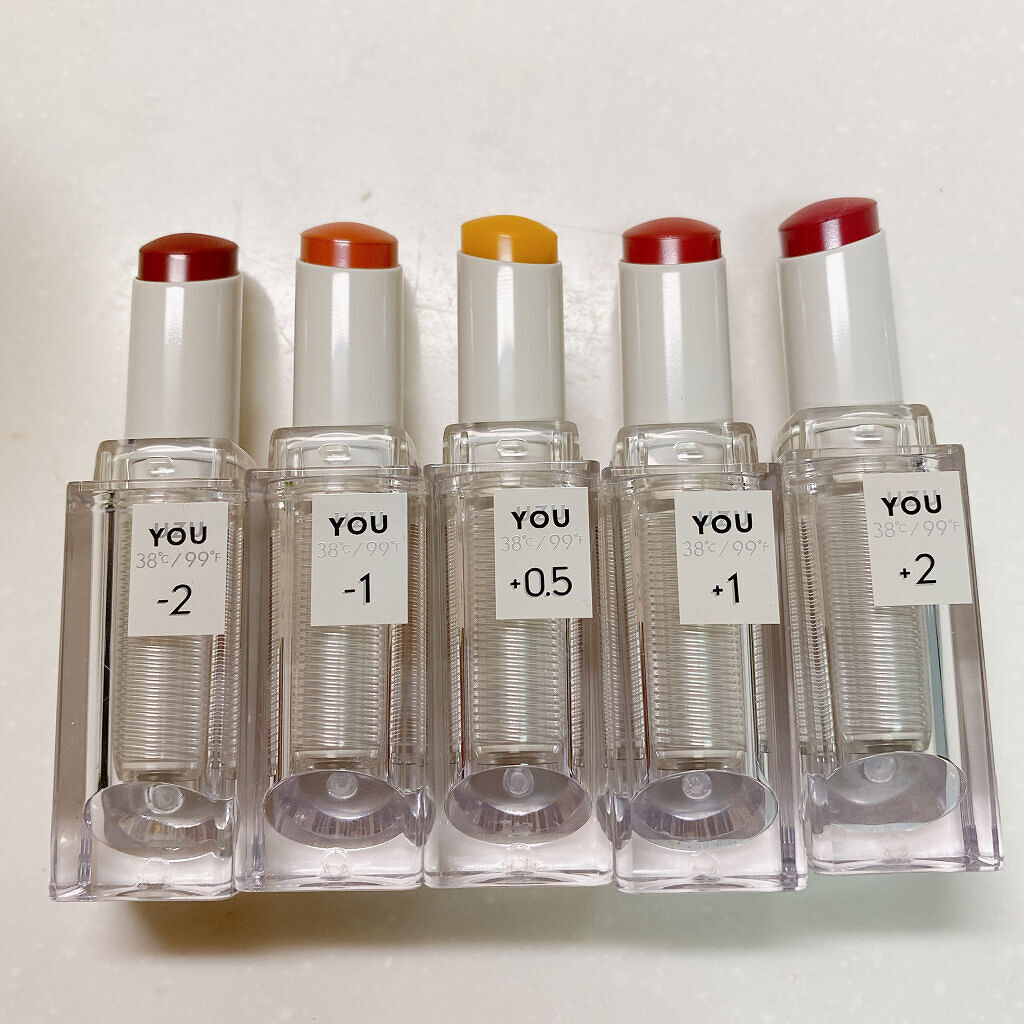 38℃/99℉ LIPSTICK  ＜YOU＞/UZU BY FLOWFUSHI/口紅を使ったクチコミ（1枚目）