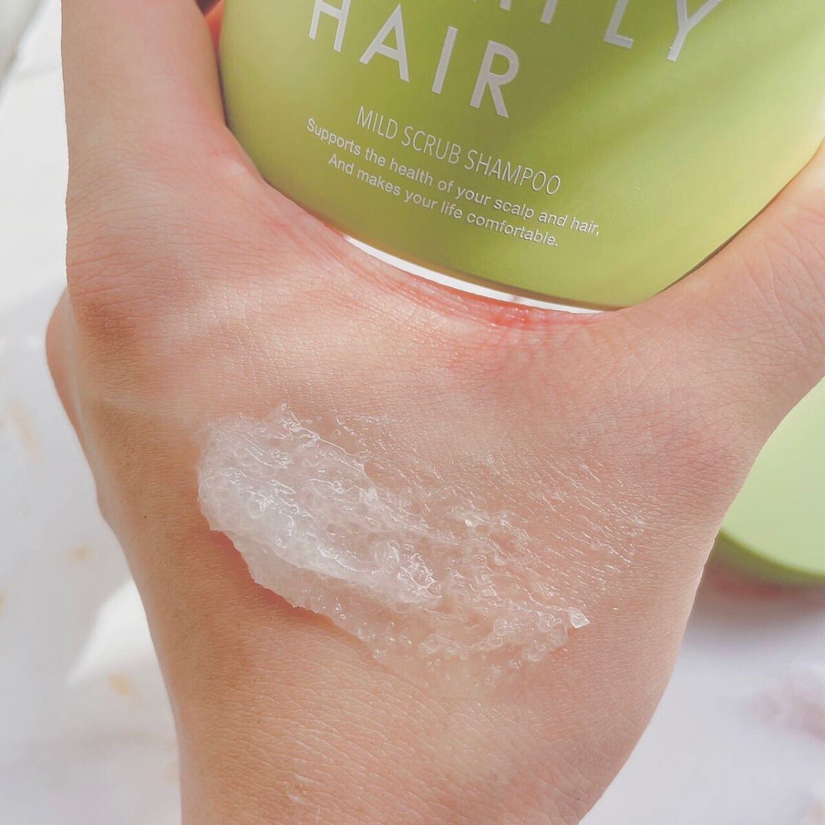 マイルドスクラブシャンプー/HEMPLY HAIR/市販シャンプーを使ったクチコミ(4枚目)