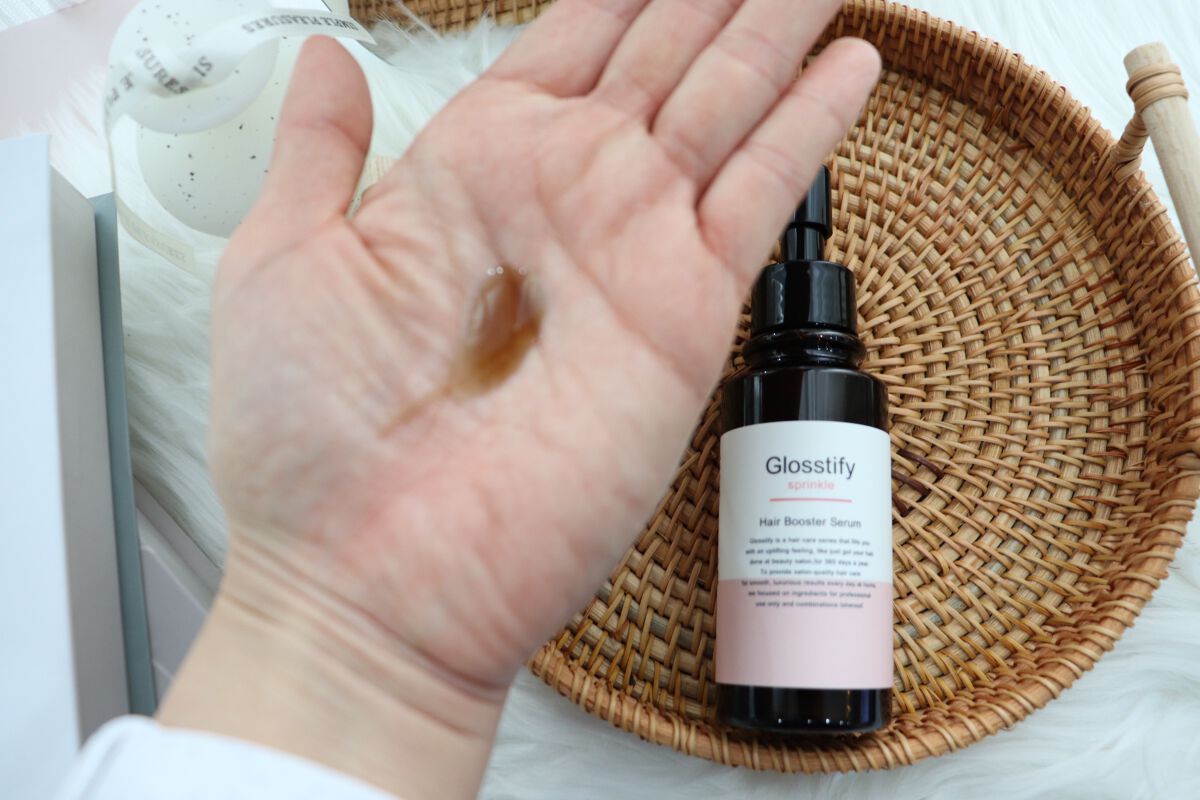 Sprinkle/Glosstify/洗い流すヘアトリートメントを使ったクチコミ(2枚目)