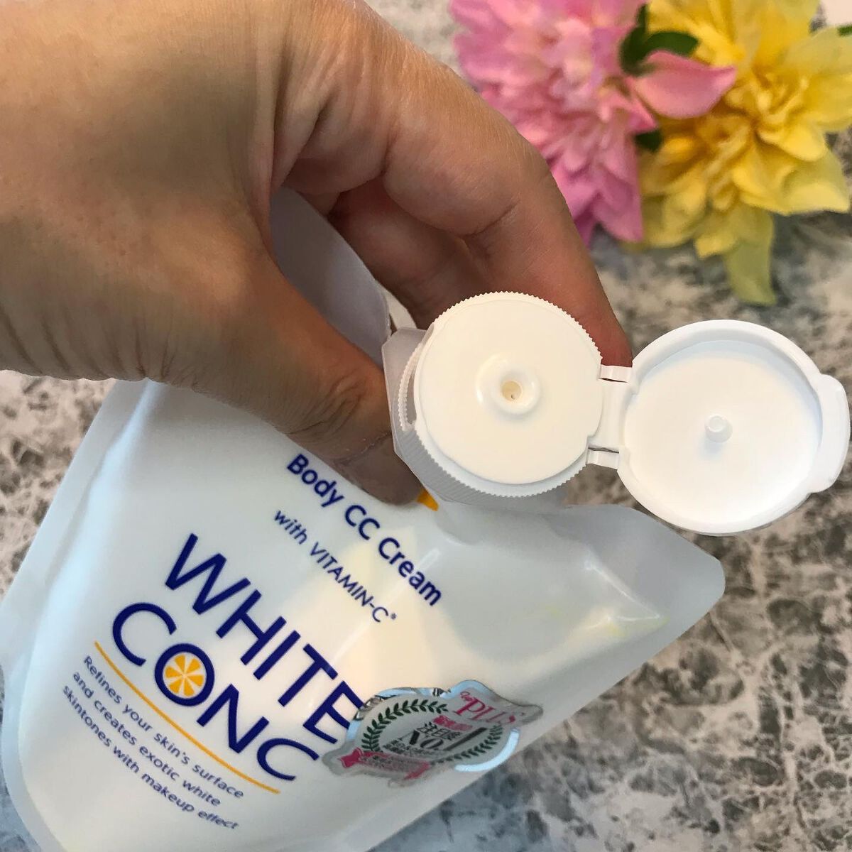 薬用ホワイトコンク ホワイトニングCC CII/ホワイトコンク/ボディクリームを使ったクチコミ（3枚目）