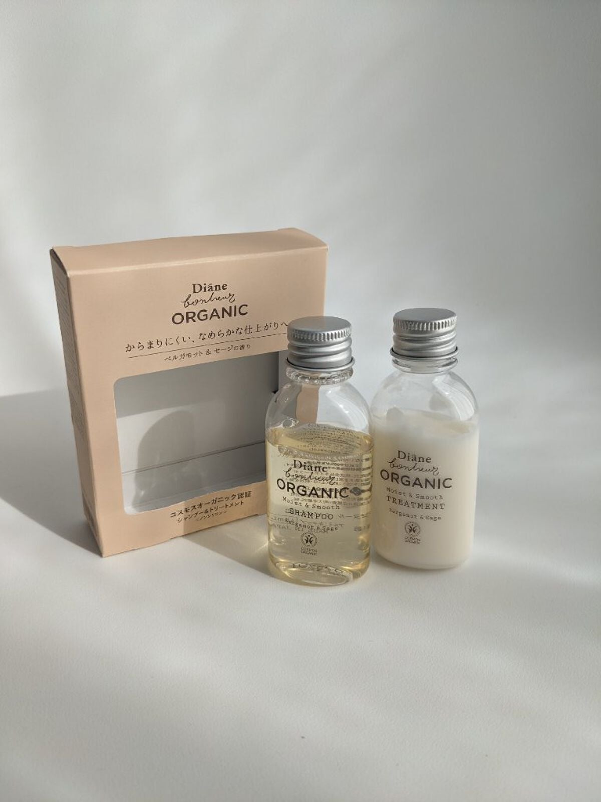 オーガニック モイスト&スムース シャンプー/トリートメント ベルガモット&セージの香り/ダイアン/市販シャンプーを使ったクチコミ(1枚目)