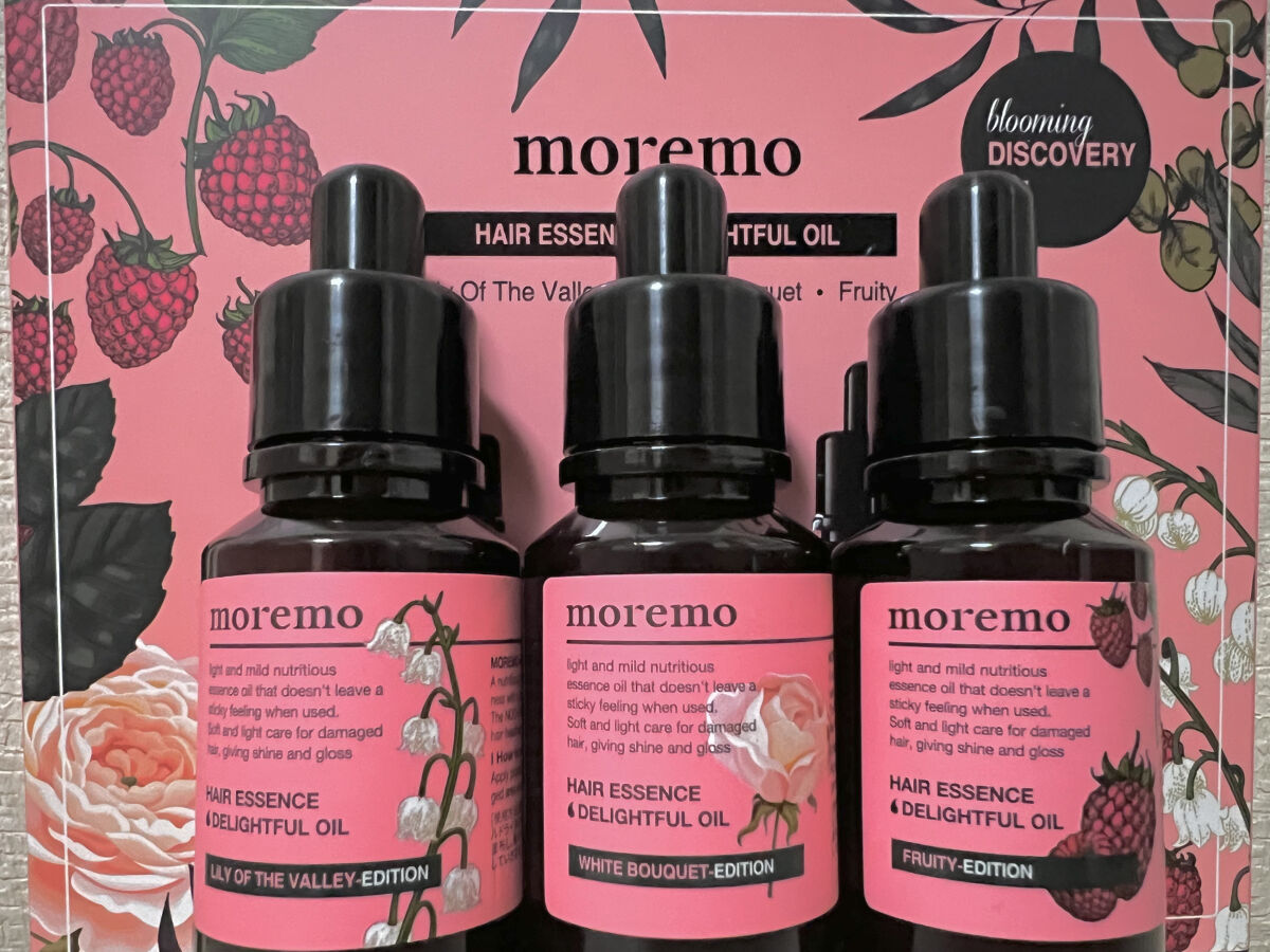 ディライトフルオイル ブルーミング ディスカバリーキット/moremo/ヘアオイルを使ったクチコミ（1枚目）