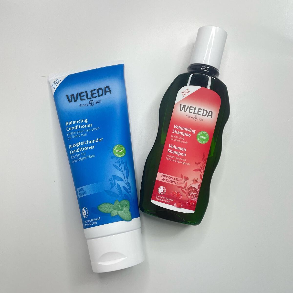ざくろ ヘアシャンプー／ヘアコンディショナー/WELEDA/市販シャンプーを使ったクチコミ（1枚目）