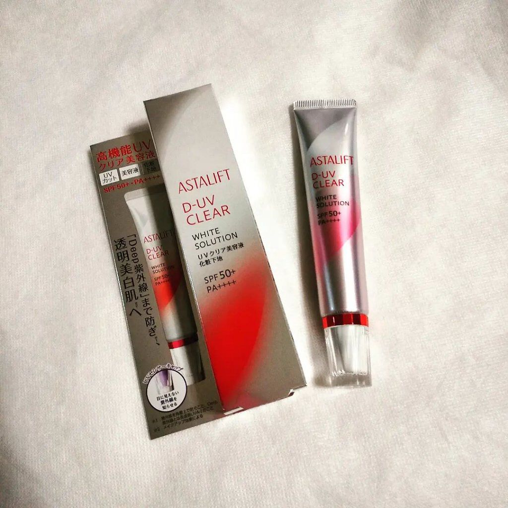 D-UVクリア ホワイトソリューション/アスタリフト/日焼け止めクリームを使ったクチコミ（1枚目）
