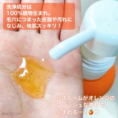 植物生まれのオレンジ地肌シャンプーS／オレンジ果汁トリートメントN つめかえ用（340ｍL）/石澤研究所/シャンプー・コンディショナーを使ったクチコミ（3枚目）