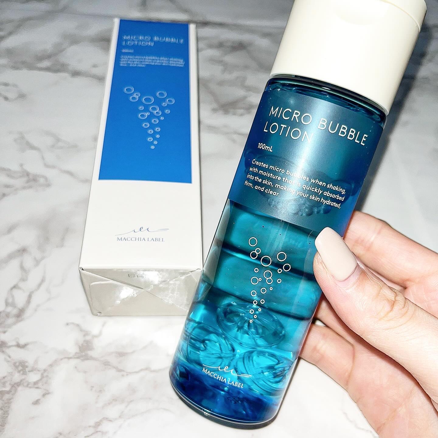 薬用マイクロバブルローション/Macchia Label/化粧水を使ったクチコミ（1枚目）
