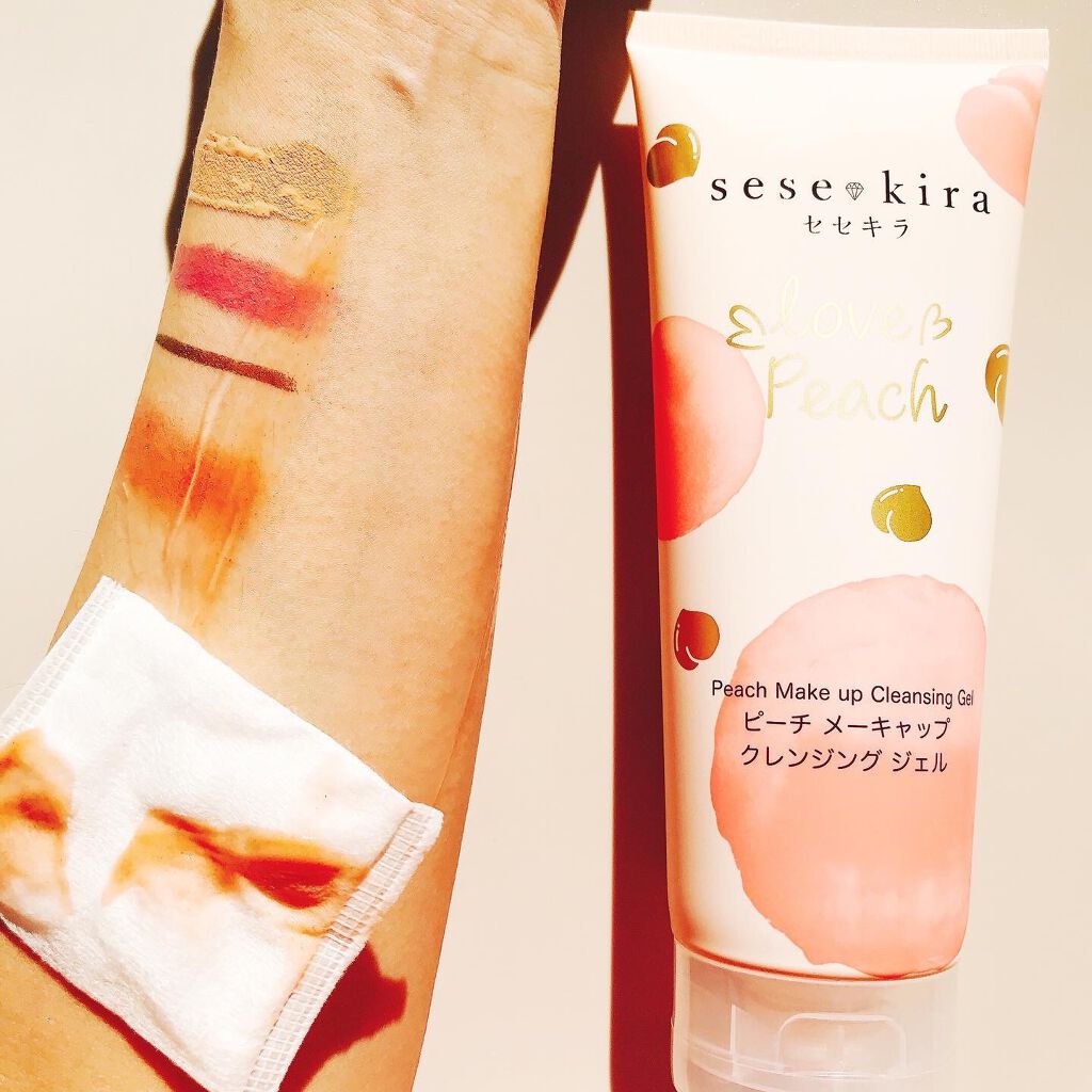 ピーチメーキャップクレンジングジェル/sesekira/クレンジングジェルを使ったクチコミ(4枚目)