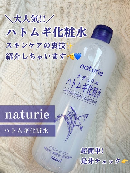ハトムギ化粧水(ナチュリエ スキンコンディショナー R )/ナチュリエ/化粧水を使ったクチコミ(1枚目)