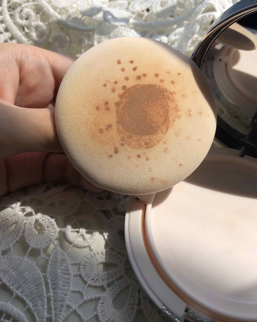 超スリムクッション/APRILSKIN/クッションファンデーションを使ったクチコミ（3枚目）