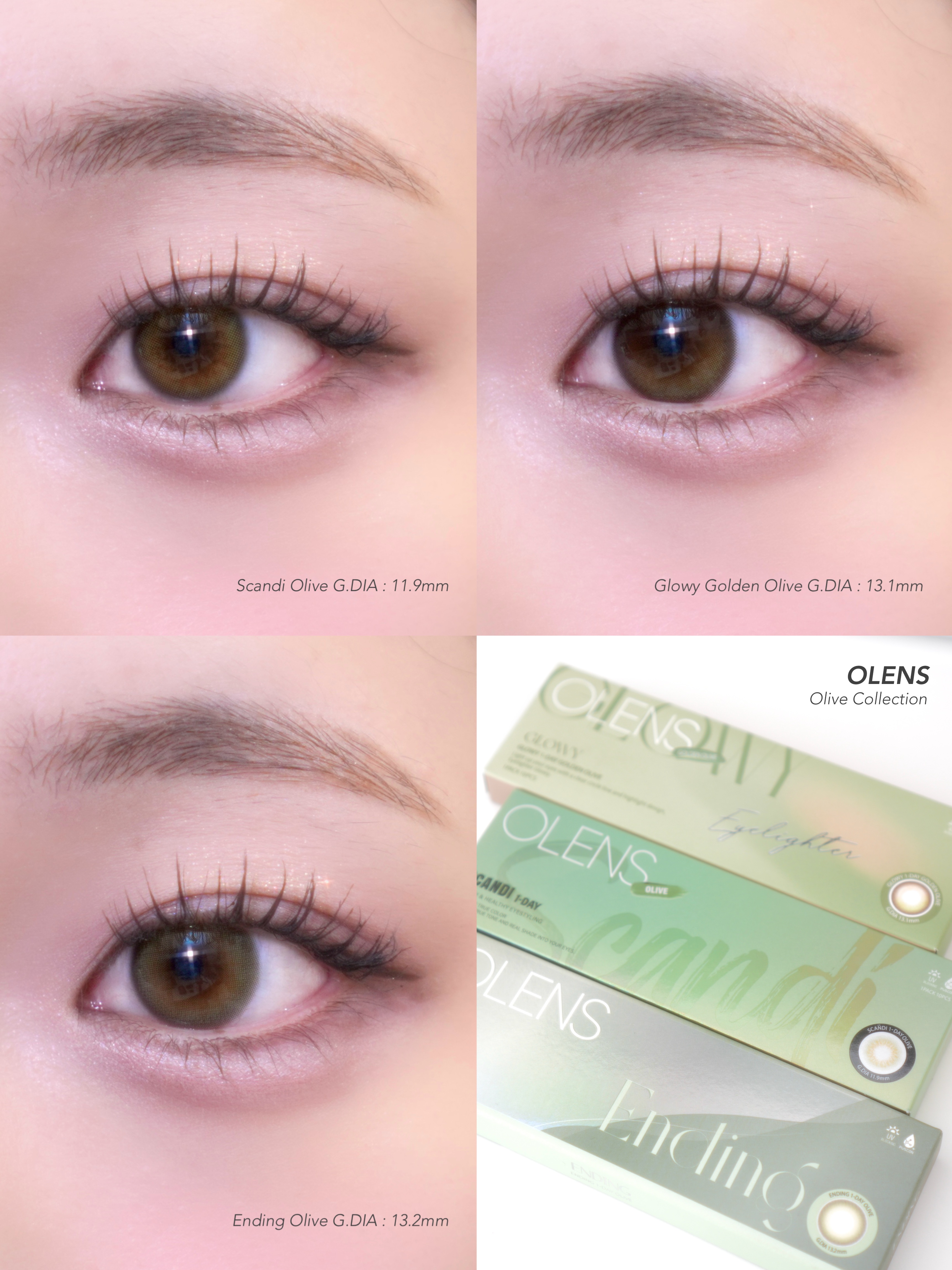 Glowy 1day/OLENS/ワンデー（１DAY）カラコンを使ったクチコミ（1枚目）