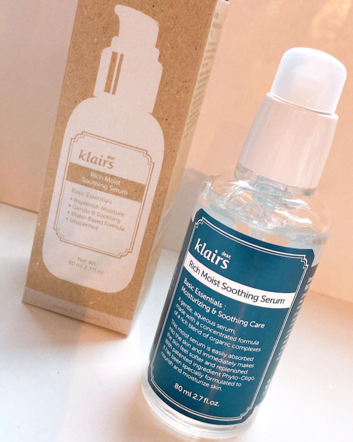 リッチモイストスージングセラム(80ml)/Klairs/美容液を使ったクチコミ（3枚目）
