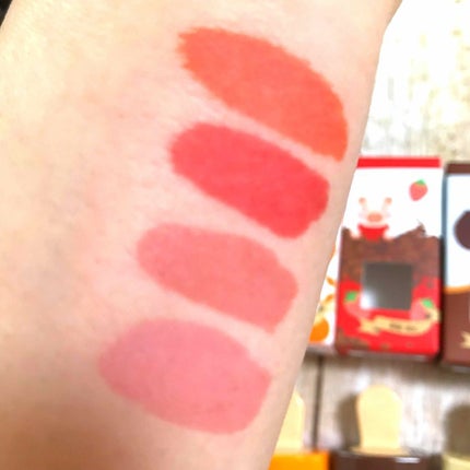 ディアダーリン ウォータージェルティント (アイスティント)/ETUDE/口紅を使ったクチコミ(2枚目)