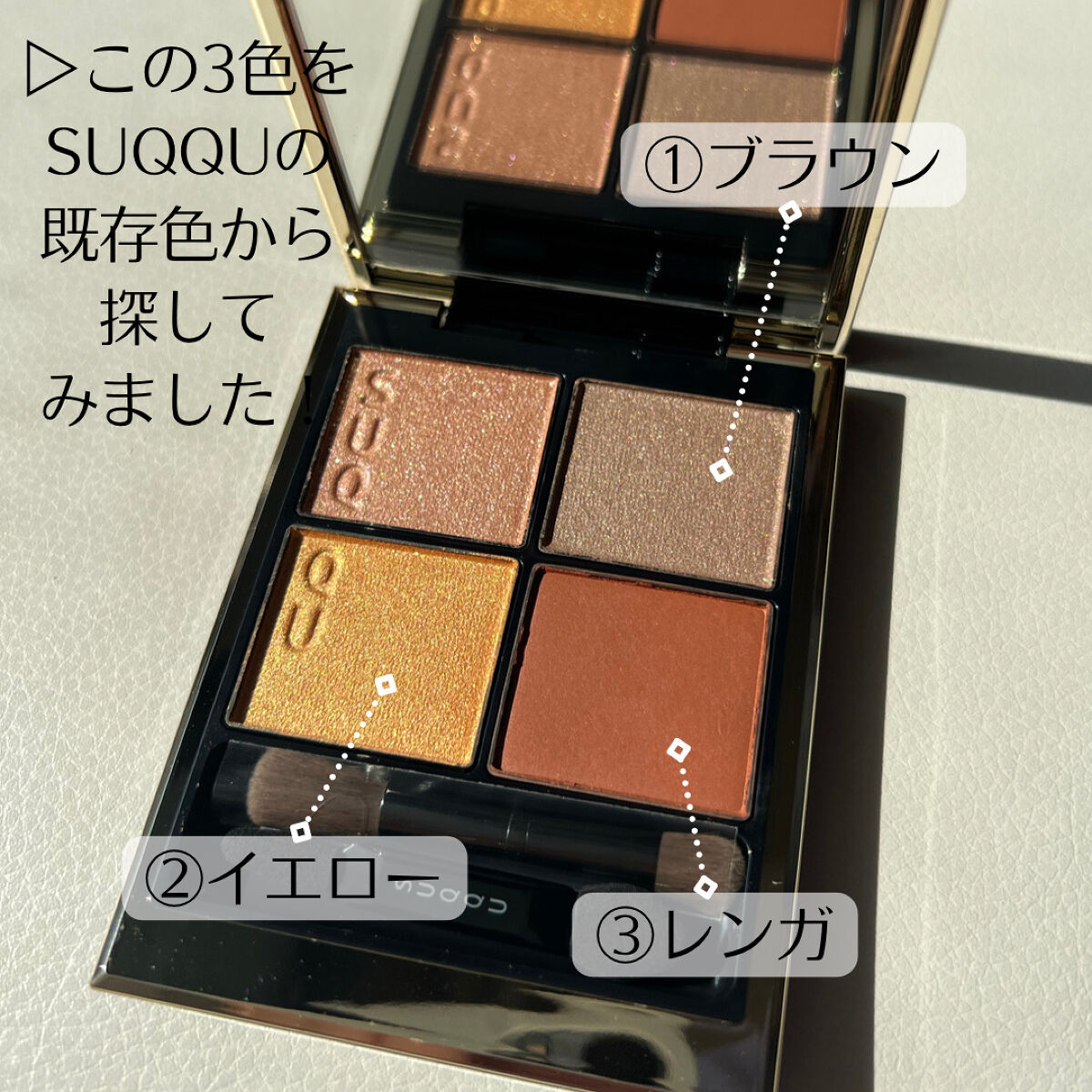 シグニチャー カラー アイズ/SUQQU/アイシャドウパレットを使ったクチコミ（2枚目）