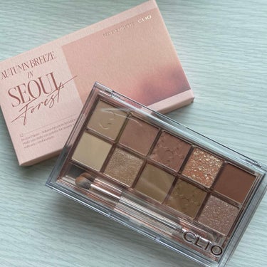 CLIO
プロアイパレット　
012 Autumn breeze in seoul forest

メガ割購入品\( ¨̮ )/
こちらのパレット、個人的にPCは真逆なのですが、微妙にくすみがあるか！？