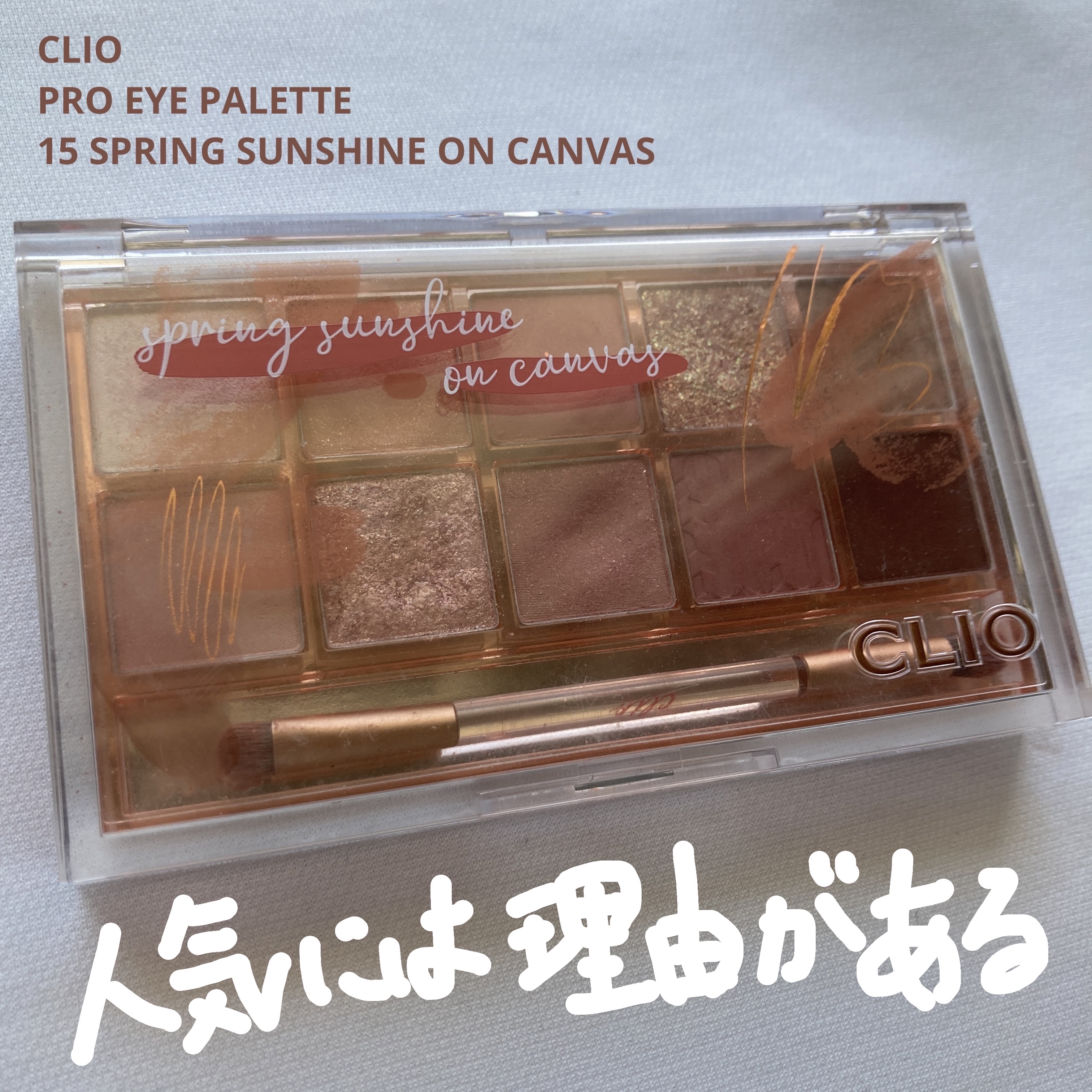 プロ アイ パレット/CLIO/アイシャドウパレットを使ったクチコミ（1枚目）