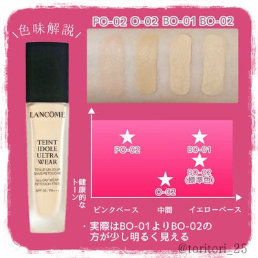 【値引き】 LANCOME タンイドルウルトラウェアリキッド  #PO-02