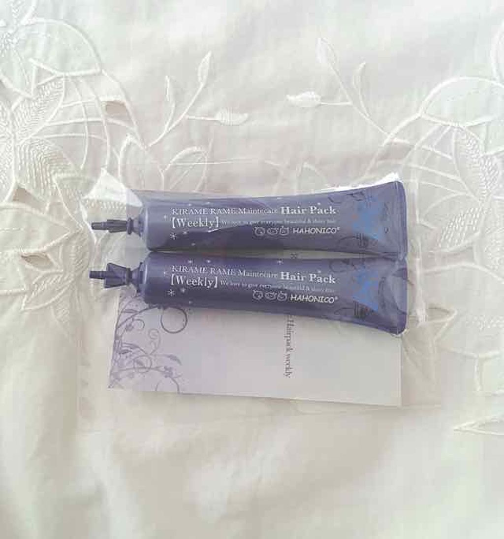 試してみた】キラメラメメンテケアヘアパックウィークリー HAHONICOの