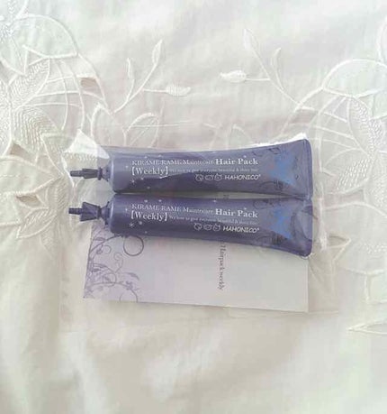 キラメラメメンテケアヘアパックウィークリー/HAHONICO/ヘアマスク・ヘアパックを使ったクチコミ(1枚目)