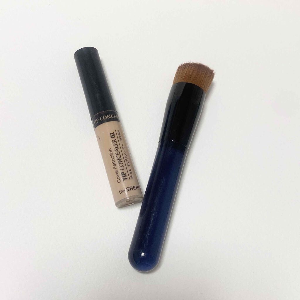 ファンデーション ブラシ 131　（専用ケース付き）/SHISEIDO/メイクブラシを使ったクチコミ（2枚目）