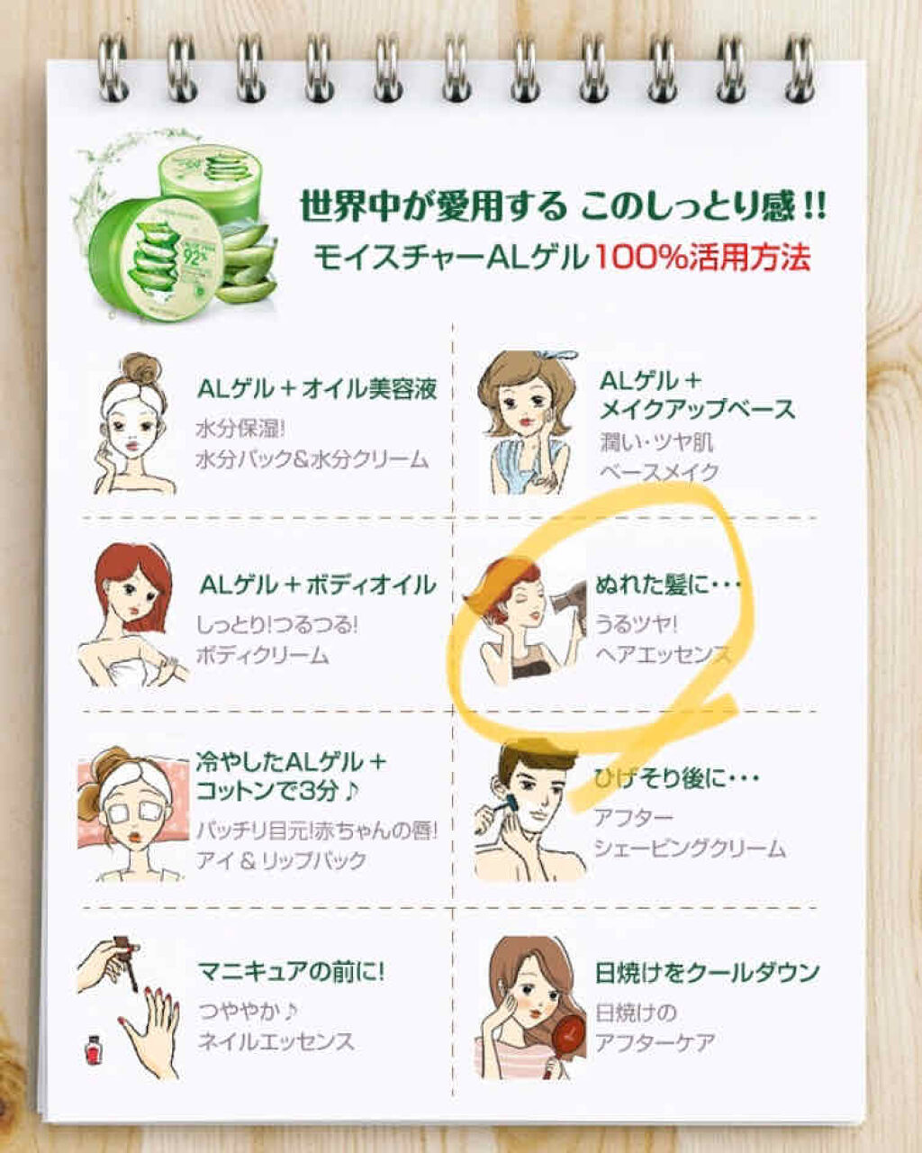 マイルド＆モイスチャーアロエジェル/ネイチャーリパブリック/ボディローションを使ったクチコミ（2枚目）