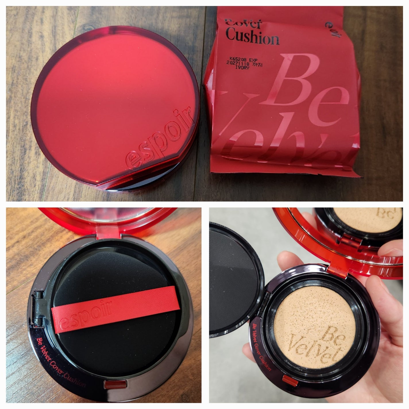 ビーベルベットカバークッション/espoir/クッションファンデーションを使ったクチコミ(1枚目)