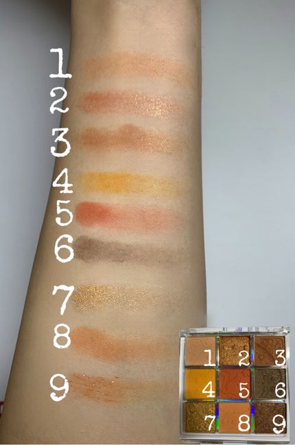 クォーツ 9色アイシャドウパレット(ドリームランドアイシャドウ)/ZEESEA/アイシャドウパレットを使ったクチコミ(3枚目)