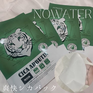 シカアルブチンマスク/NOWATER/シートマスク・パックを使ったクチコミ（1枚目）