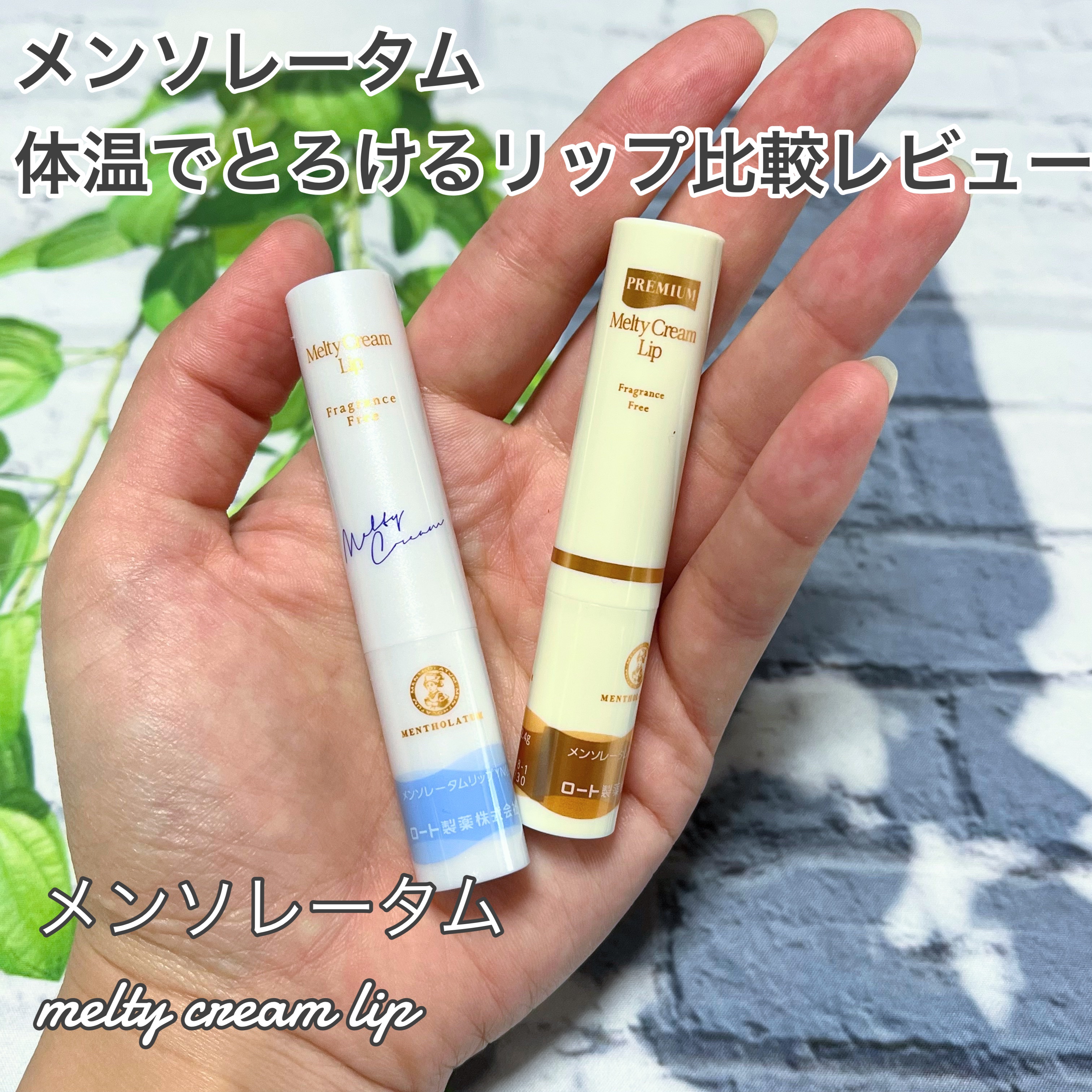 プレミアムメルティリップ/メンソレータム/リップクリームを使ったクチコミ（1枚目）