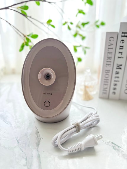 フェイシャルクレンジングナノスチーマー/FESTINO/美顔器・マッサージを使ったクチコミ(4枚目)