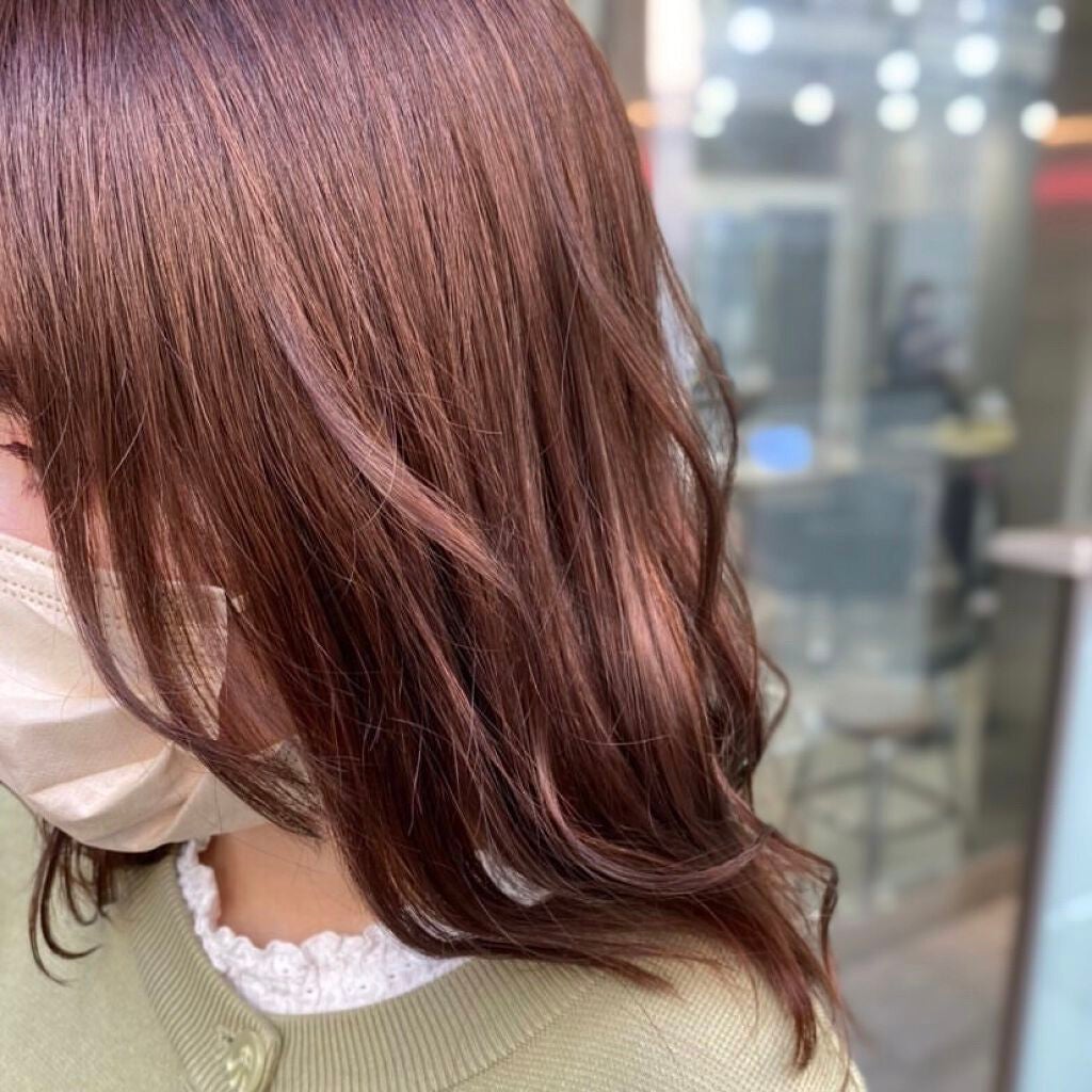 もね on LIPS 「アッシュベースでオレンジみを消すパープルを混ぜてミルクティーベ..」(2枚目)