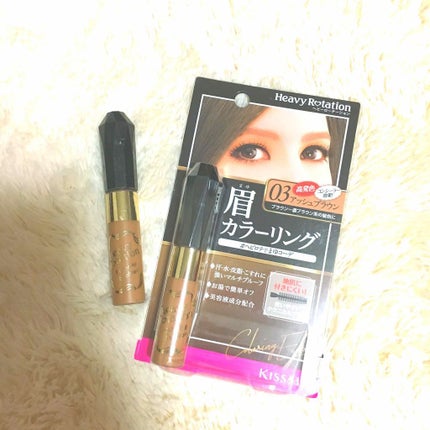 カラーリングアイブロウ/ヘビーローテーション/眉マスカラを使ったクチコミ(1枚目)