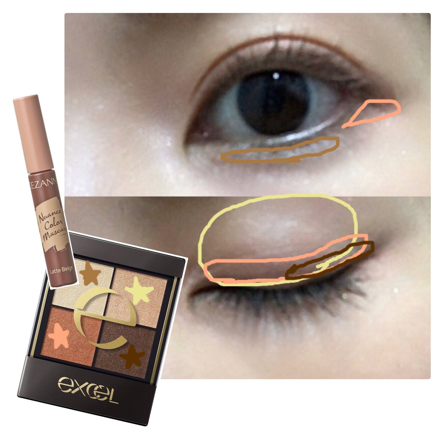 リアルクローズシャドウ/excel/アイシャドウパレットを使ったクチコミ(2枚目)