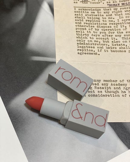 ゼロマットリップスティック/rom&nd/口紅を使ったクチコミ(1枚目)