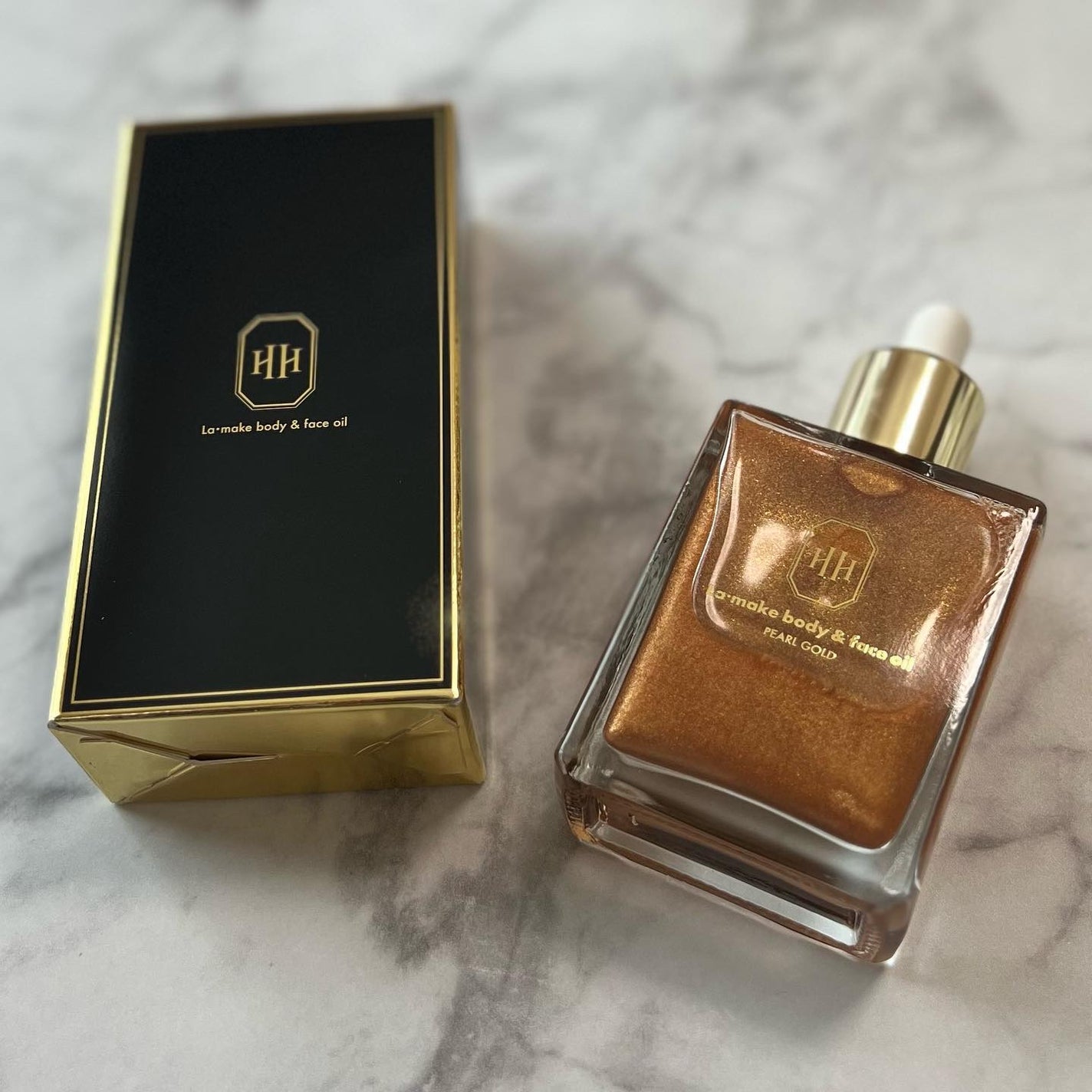 ラ・メイク ボディ&フェイスオイル/H×H/ボディオイルを使ったクチコミ(2枚目)
