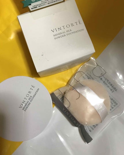 ミネラルシルクファンデーション(ケース・パフ付)/ヴァントルテ/パウダーファンデーションを使ったクチコミ(1枚目)