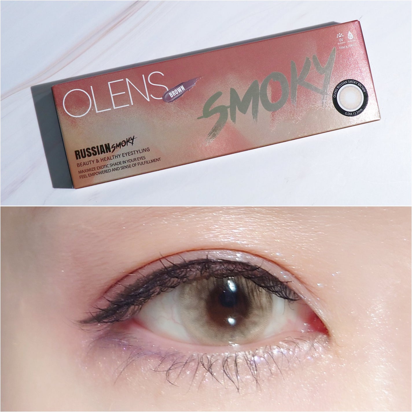 Spanish 1Day(スパニッシュ 1Day)/OLENS/ワンデー(1DAY)カラコンを使ったクチコミ(1枚目)