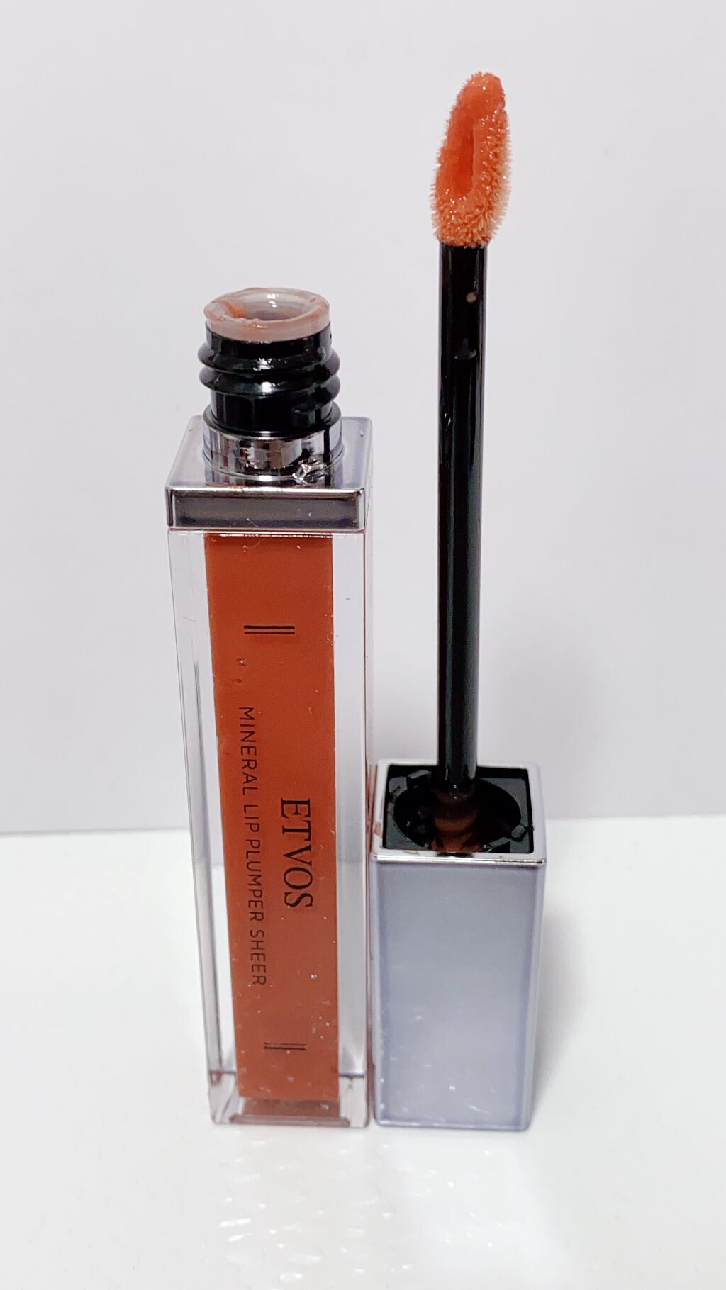 ミネラルリッププランパー シアー キャンディオレンジ/エトヴォス/リッププランパーを使ったクチコミ（1枚目）