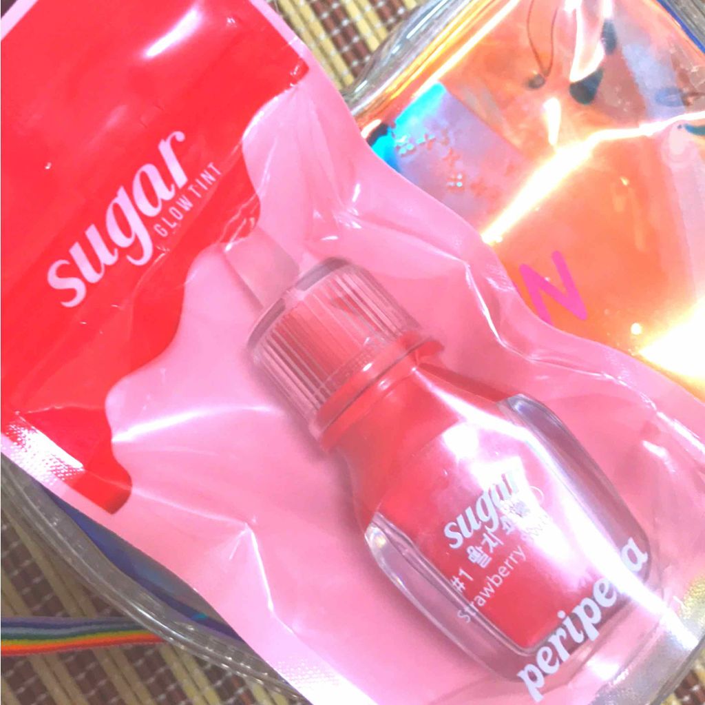 シュガー グロウ ティント/PERIPERA/口紅を使ったクチコミ(1枚目)