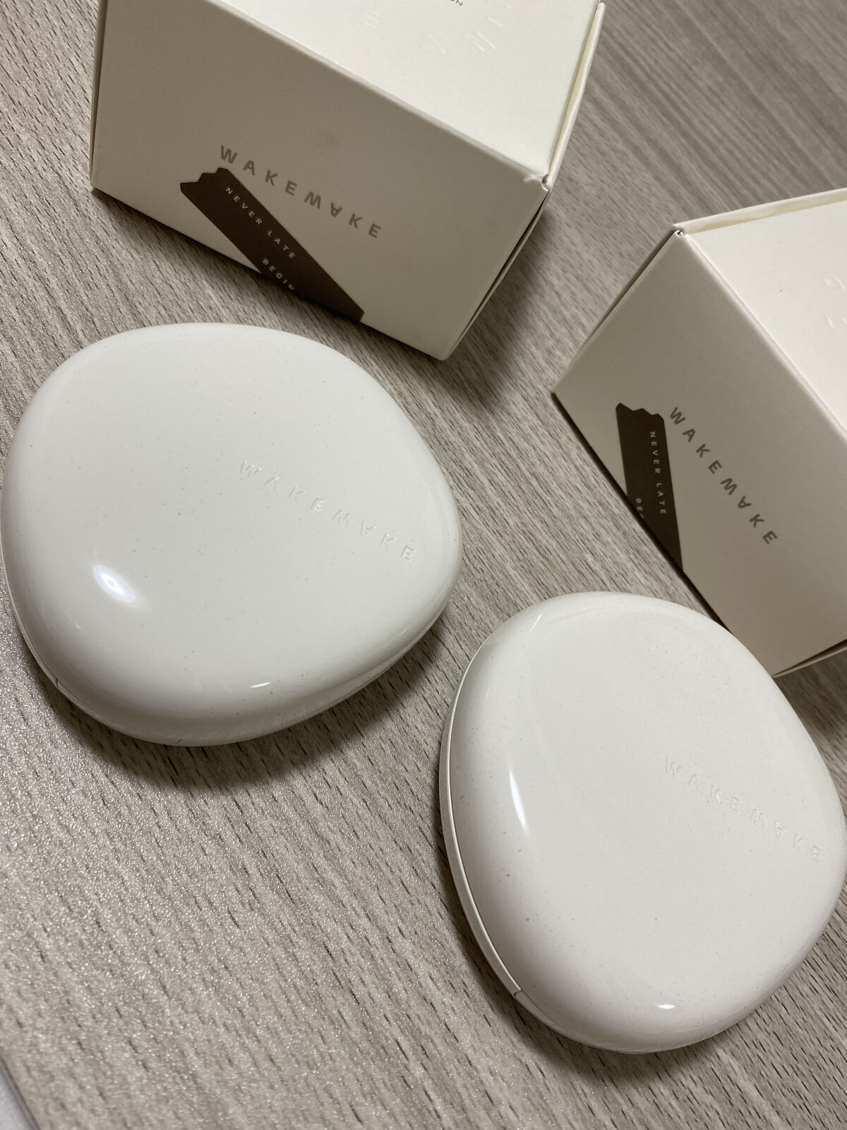 ビーガンクリーンピュアカバークッション/wakemake/クッションファンデーションを使ったクチコミ（2枚目）