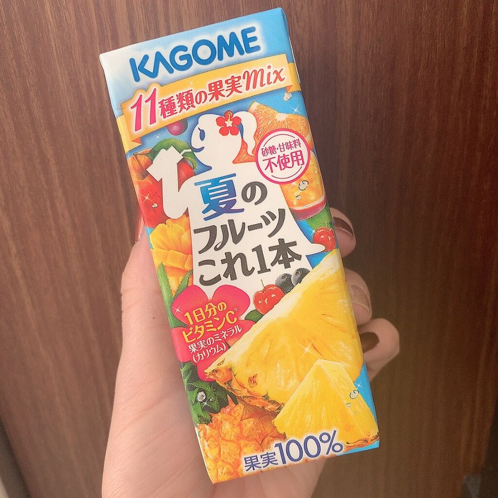 夏のフルーツこれ1本/カゴメ/ドリンクを使ったクチコミ（1枚目）