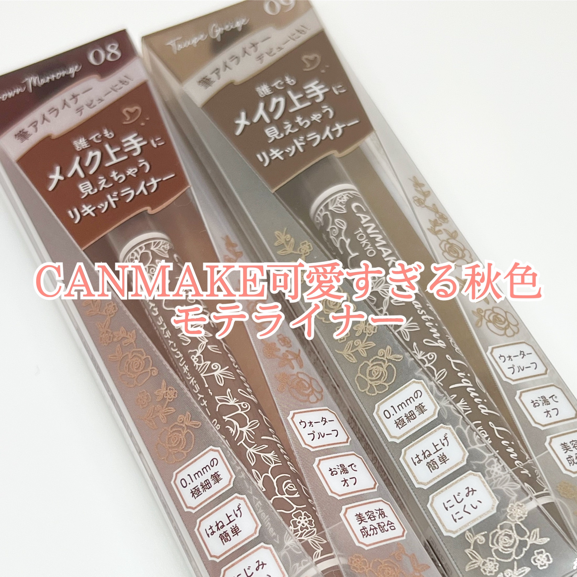 ラスティングリキッドライナー/キャンメイク/リキッドアイライナーを使ったクチコミ（1枚目）